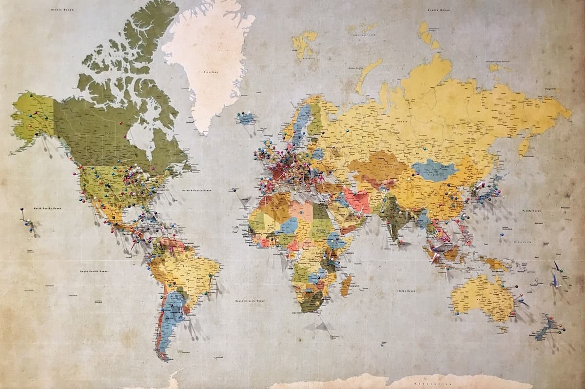 Global Network Map graphic